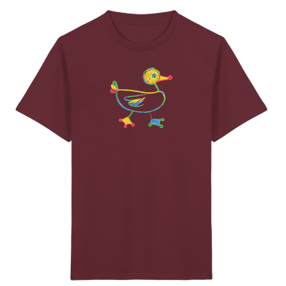 Farbpunkt Ente Kinder Motiv - Kinder Bio T-Shirt