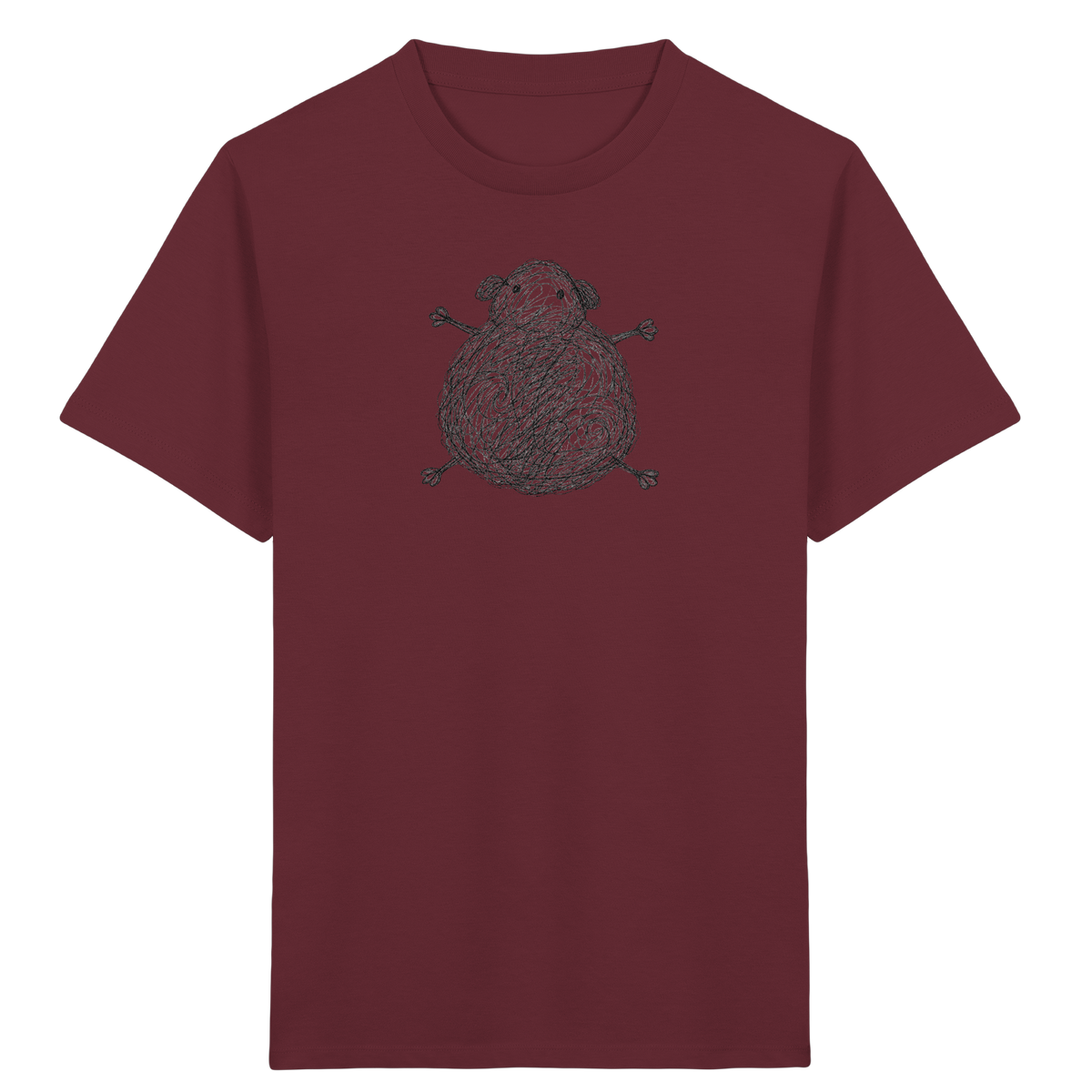Meerschweinchen von oben - Kinder Bio T-Shirt