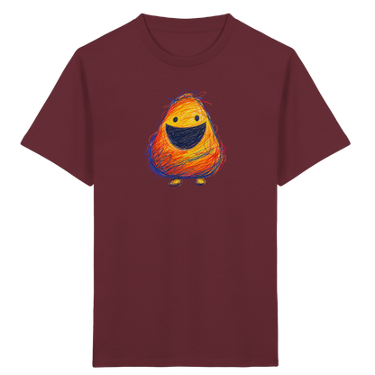 Zahnloses Grinsen Monster Shirt - Kinder Bio T-Shirt Vorderseite