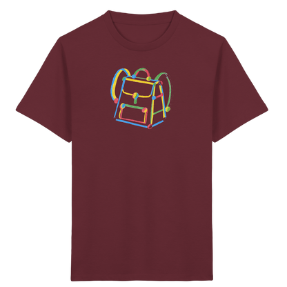 Bunter Kritzel Rucksack - Kinder Bio T-Shirt