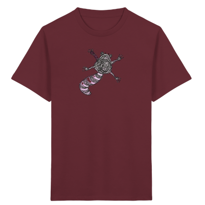 Waschbär von oben - Kinder Bio T-Shirt
