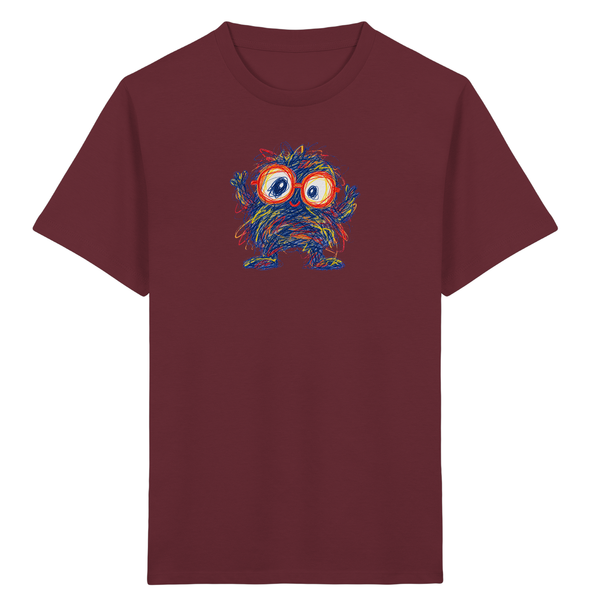 Brillenknäuel Kritzelmonster Shirt - Kinder Bio T-Shirt