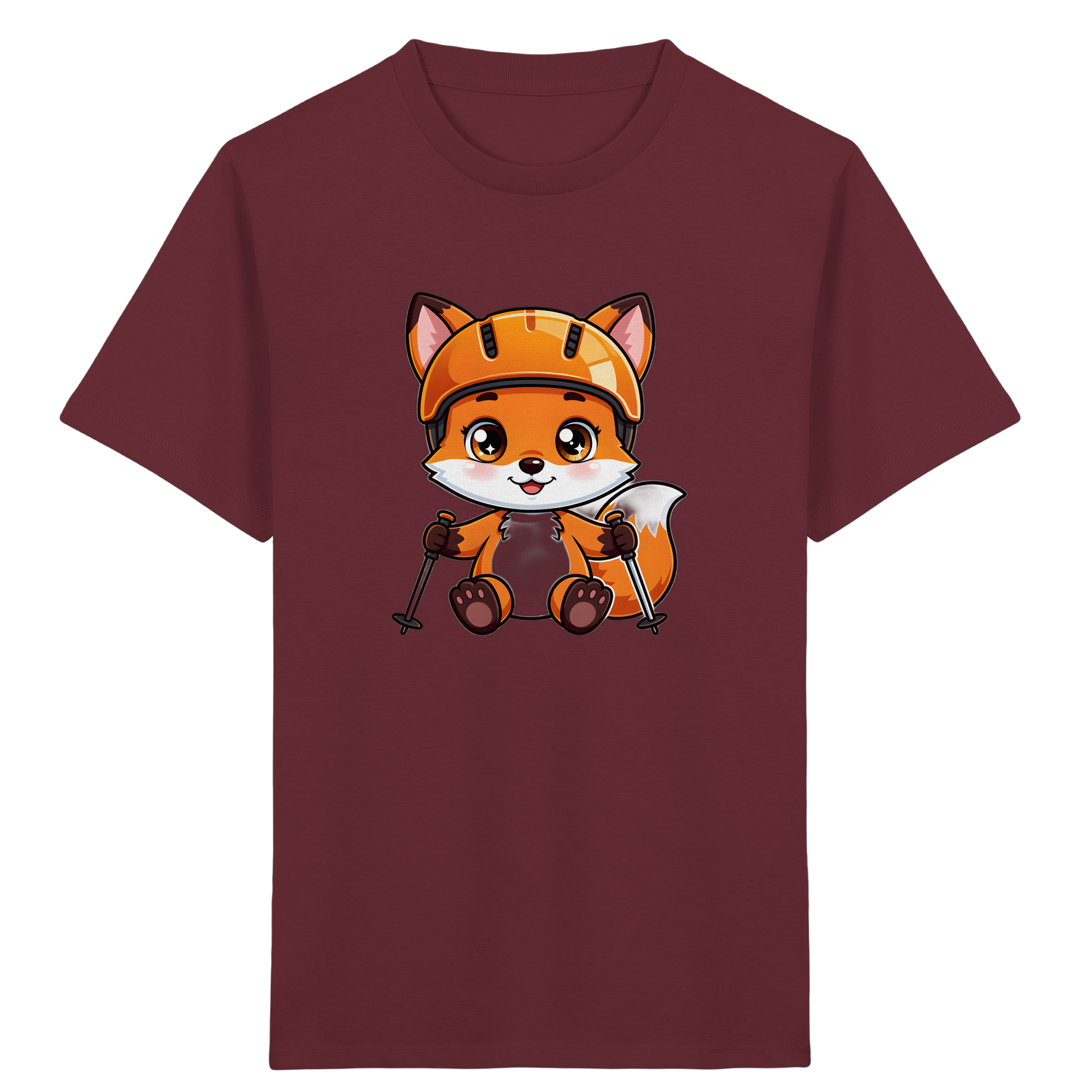 Fuchs-Ski-Abenteuer: Dein Winter-T-Shirt