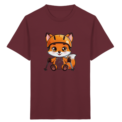 Fuchs-Ski-Abenteuer: Dein Winter-T-Shirt