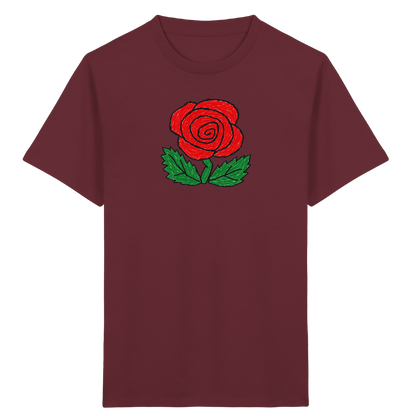 Kritzel-Rose Kinder T-Shirt - Kinder Bio T-Shirt
