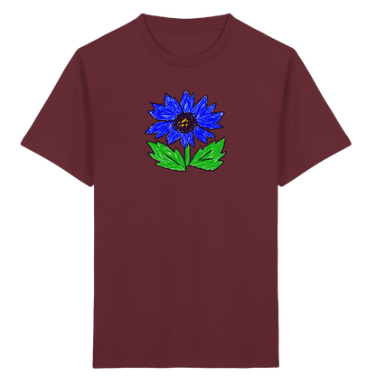 Kritzel Kornblume Kinder Shirt - Kinder Bio T-Shirt
