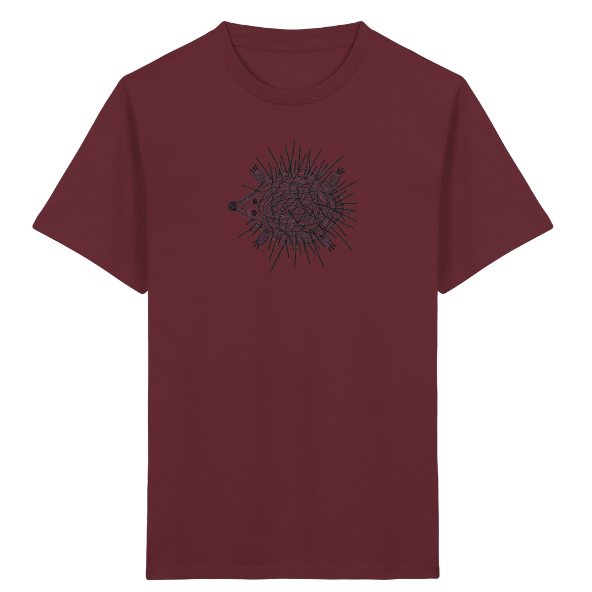 Igel von oben gezeichnet - Kinder Bio T-Shirt