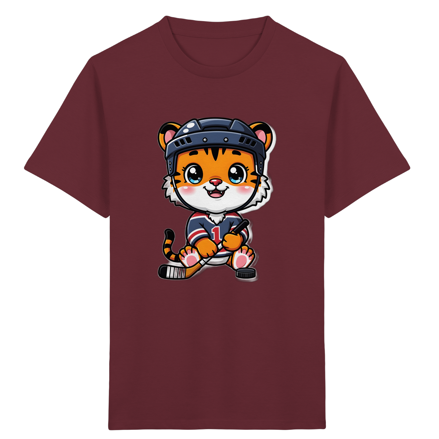 Eishockey Tiger: Cooles Kinder T-Shirt