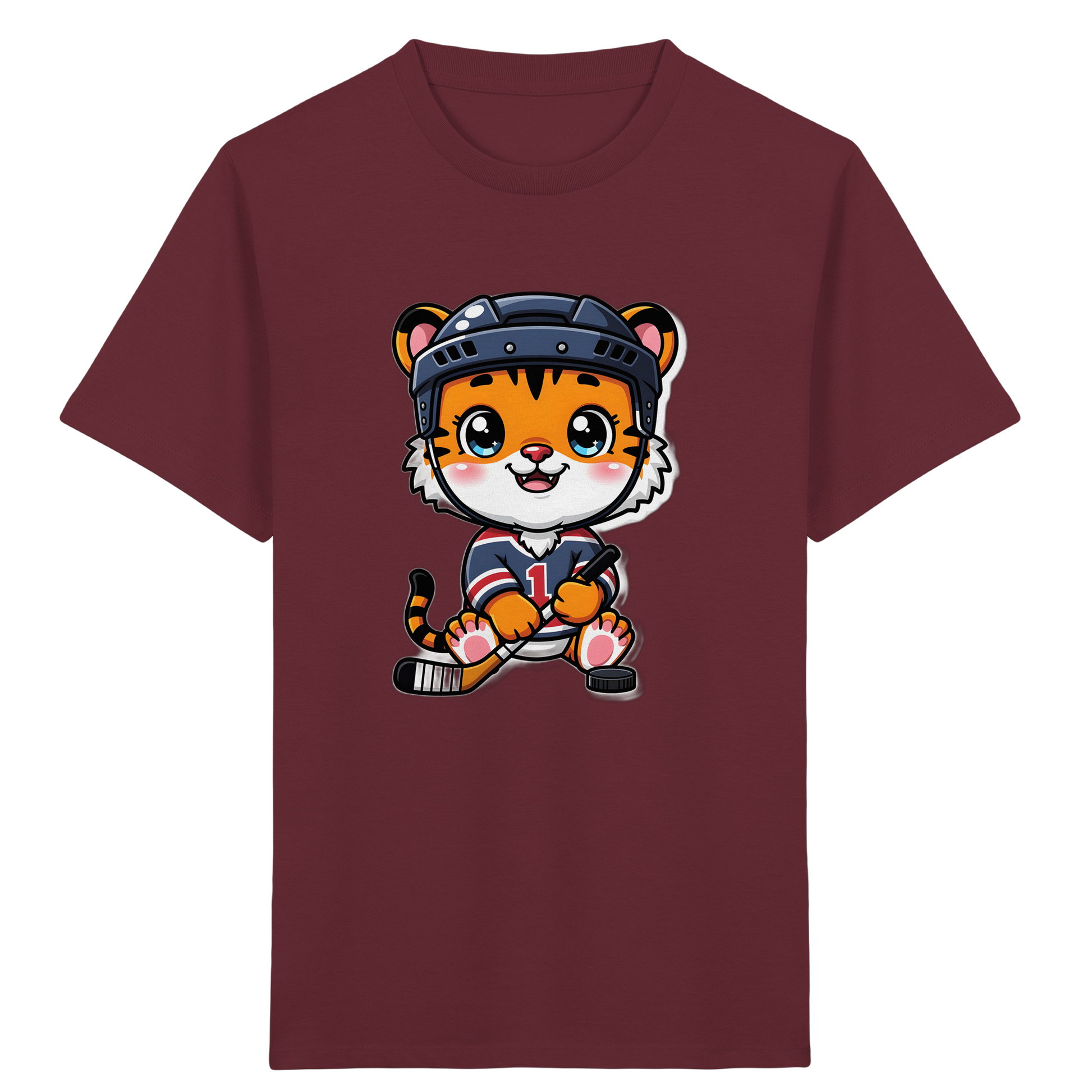 Eishockey Tiger: Cooles Kinder T-Shirt