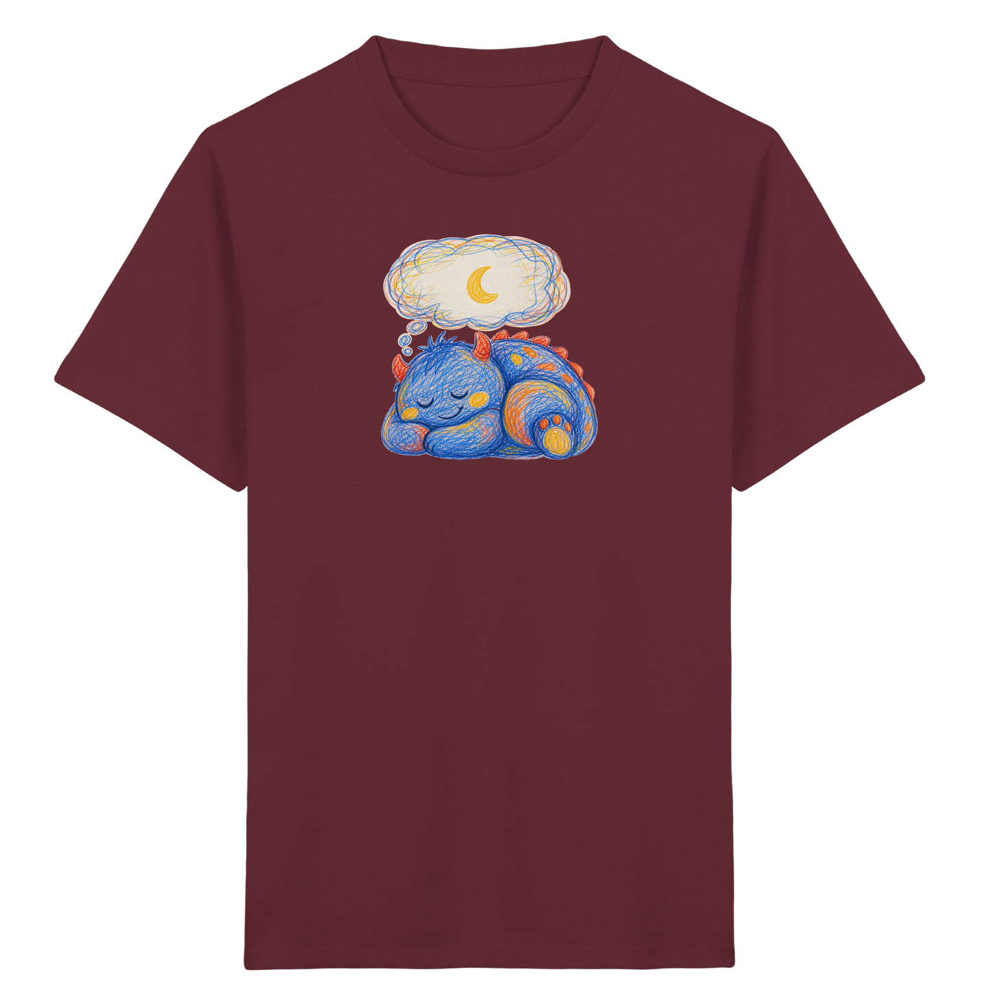 Traumblase Kritzelmonster Kinder Shirt - Kinder Bio T-Shirt Vorderseite