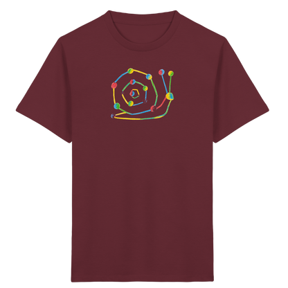 Farbpunkt Schnecke Kinder Shirt - Kinder Bio T-Shirt