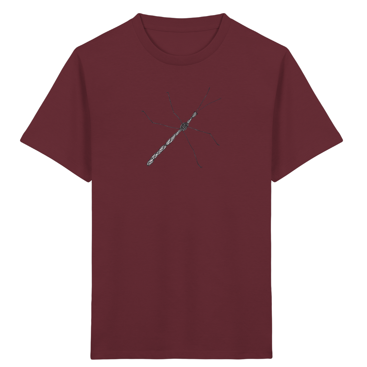 Stabheuschrecke von oben - Kinder Bio T-Shirt