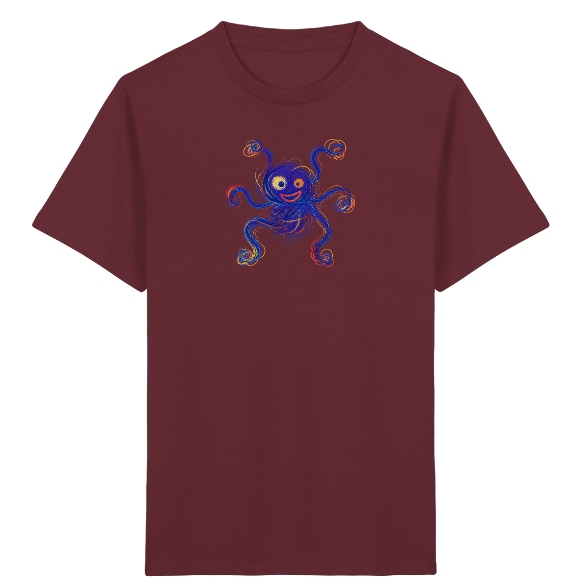 Kicherkrake Kinder T-Shirt - Kinder Bio T-Shirt Vorderseite