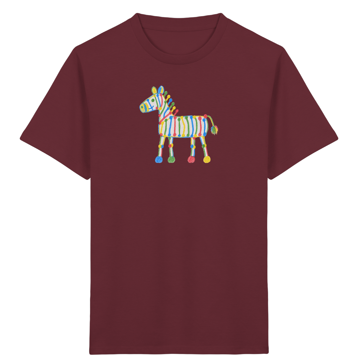 Farbpunkt Zebra für Kinder - Kinder Bio T-Shirt
