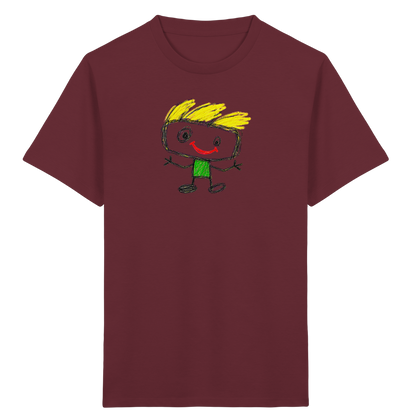 Kritzelkopf mit Windhaar - Kinder Bio T-Shirt