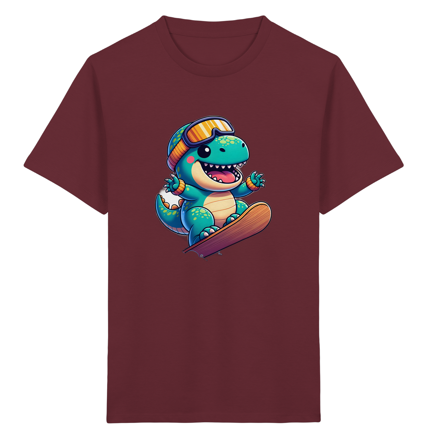 Dino Snowboard T-Shirt: Abenteuer pur!