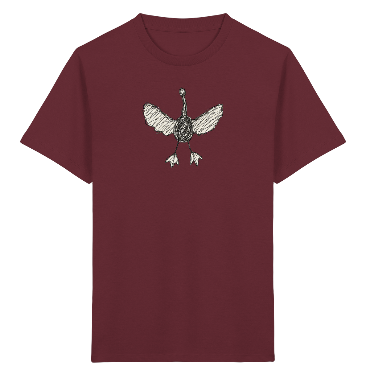 Gans landet von oben - Kinder Bio T-Shirt