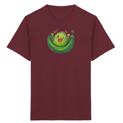 Kichererbse Monster Kinder Shirt - Kinder Bio T-Shirt Vorderseite