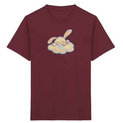 Schlafmonster im weichen Wolkenbett - Kinder Bio T-Shirt Vorderseite