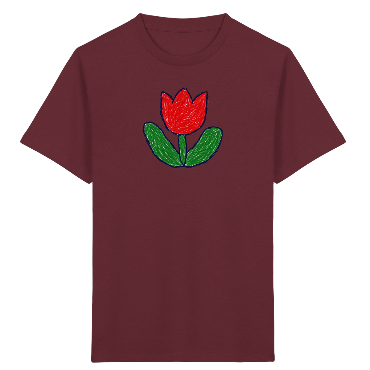 Kritzel Tulpe Kinder Shirt - Kinder Bio T-Shirt