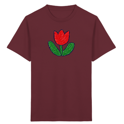 Kritzel Tulpe Kinder Shirt - Kinder Bio T-Shirt