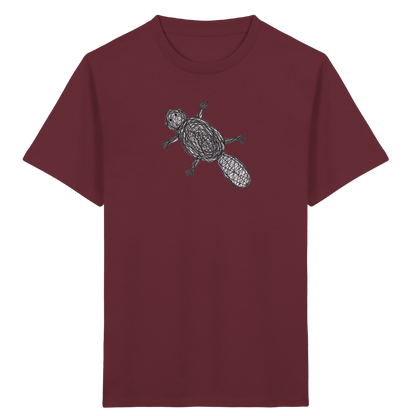 Biber von oben - Kinder Bio T-Shirt