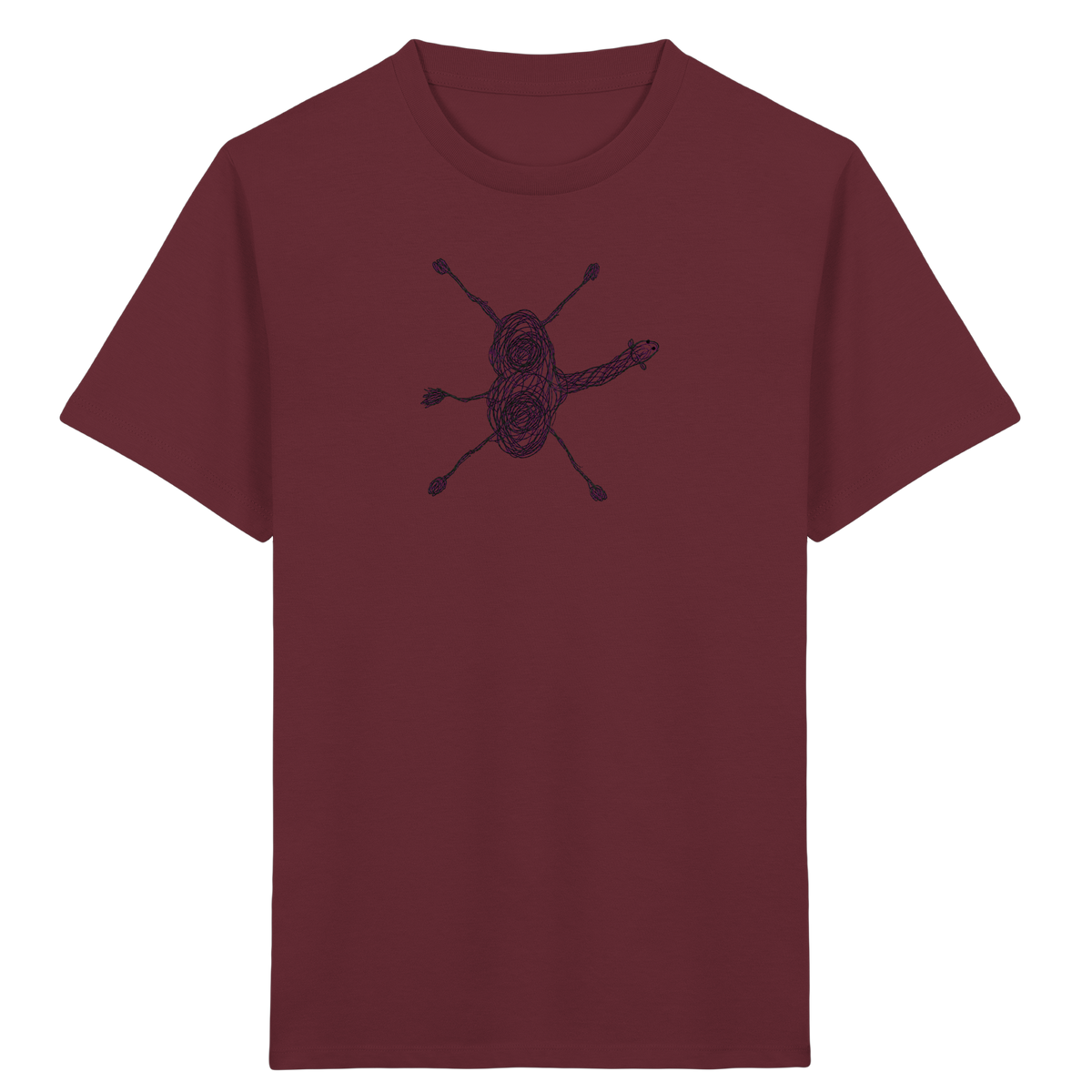 Kamel von oben gezeichnet - Kinder Bio T-Shirt