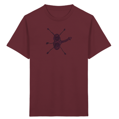 Kamel von oben gezeichnet - Kinder Bio T-Shirt