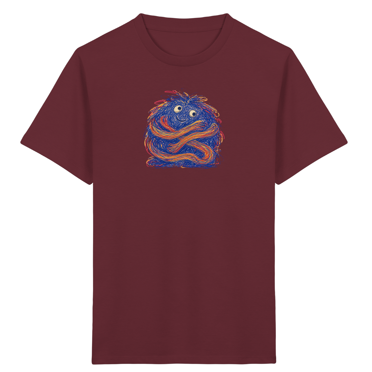 Knuddelknäuel Kritzelmonster Shirt - Kinder Bio T-Shirt Vorderseite