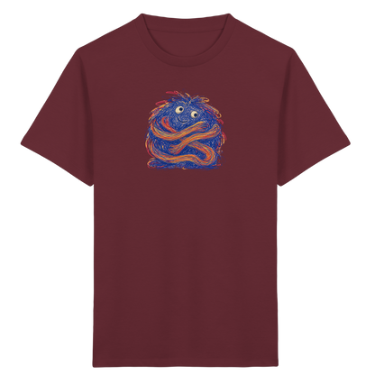 Knuddelknäuel Kritzelmonster Shirt - Kinder Bio T-Shirt Vorderseite