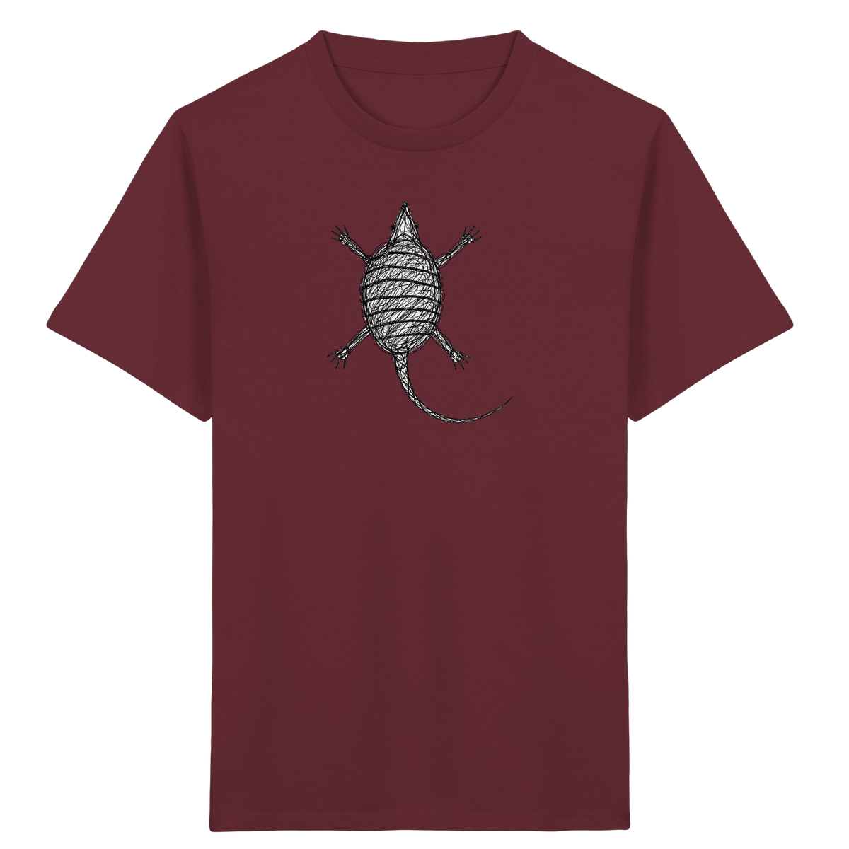 Gürteltier von oben - Kinder Bio T-Shirt