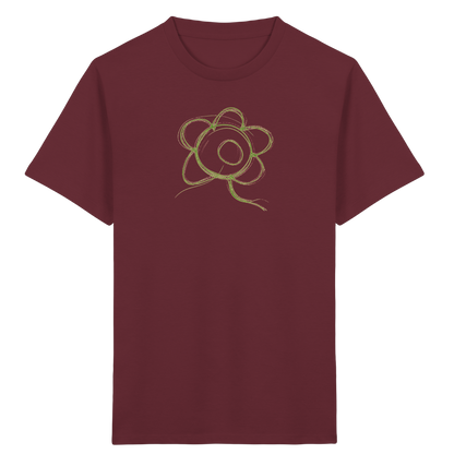 Grüner Kringelkopf für Kinder - Kinder Bio T-Shirt Vorderseite
