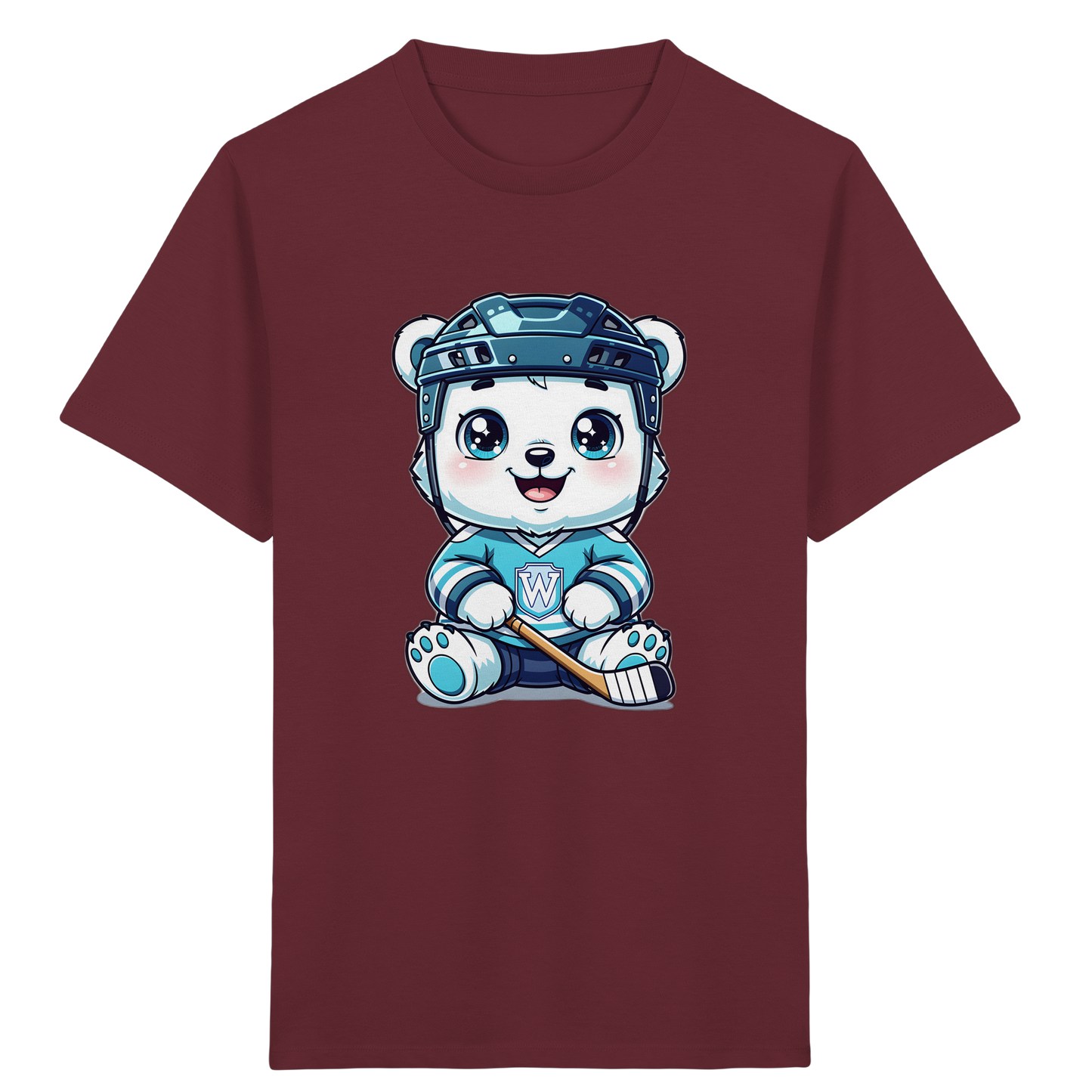 Eisbär Eishockey T-Shirt für Kinder