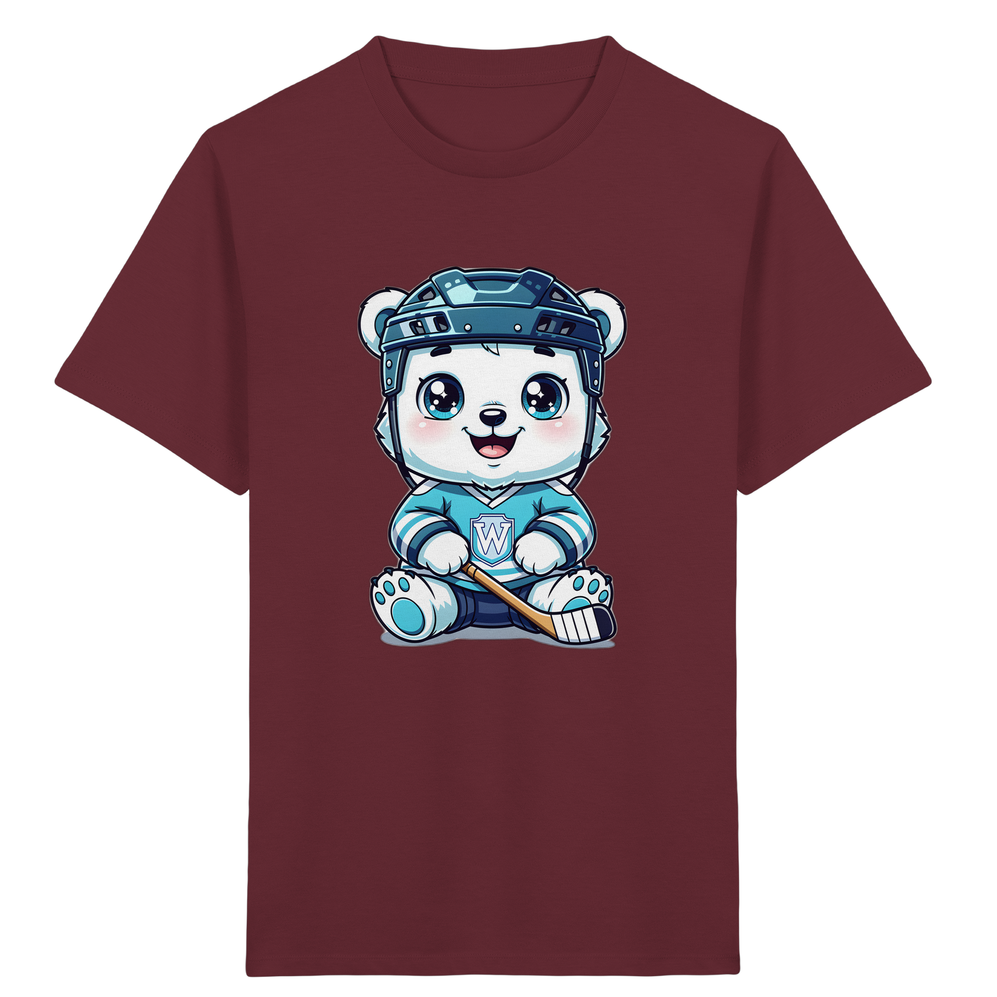 Eisbär Eishockey T-Shirt für Kinder