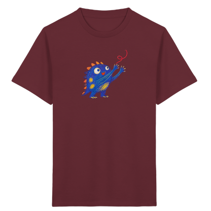 Fadenfänger Monster Kinder T-Shirt - Kinder Bio T-Shirt Vorderseite
