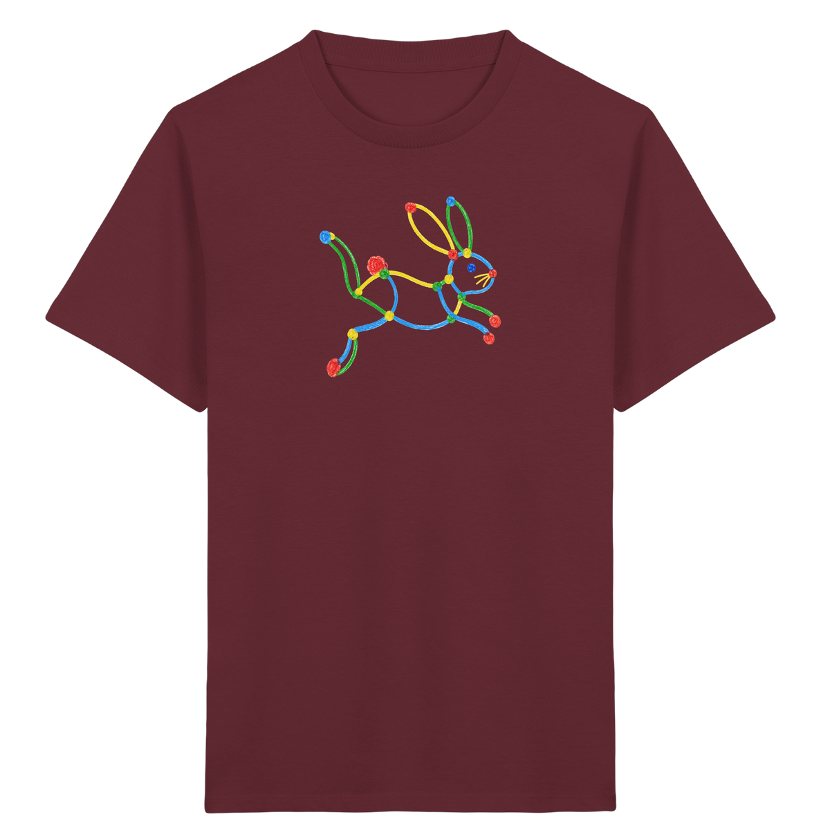 Farbpunkt Hase Kinder Shirt - Kinder Bio T-Shirt