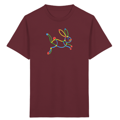 Farbpunkt Hase Kinder Shirt - Kinder Bio T-Shirt