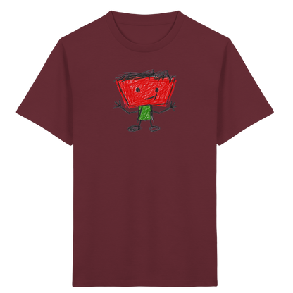 Kritzelkopf mit Zackenhaar - Kinder Bio T-Shirt