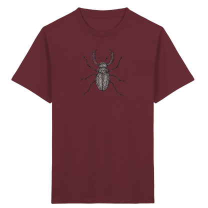 Hirschkäfer von oben - Kinder Bio T-Shirt