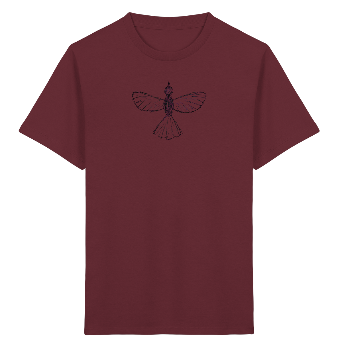 Vogel von oben - Kinder Bio T-Shirt
