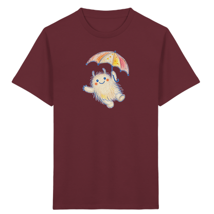 Schirmflieger Monster Kinder T-Shirt - Kinder Bio T-Shirt Vorderseite