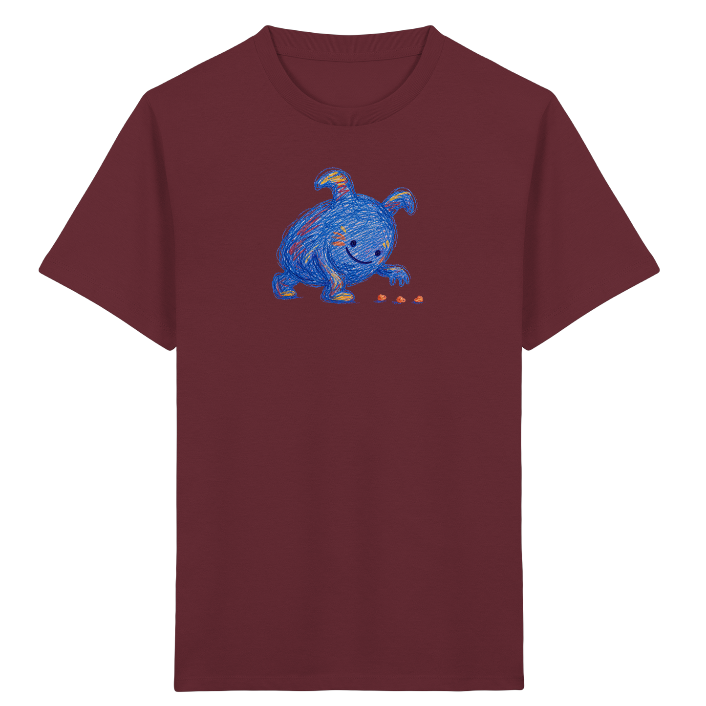 Krümelknirps auf Bröselspur - Kinder Bio T-Shirt Vorderseite