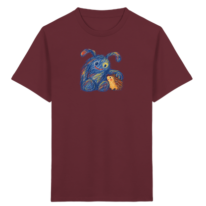 Igelkumpel Monster Freundschaft - Kinder Bio T-Shirt