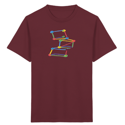 Bunte Bauklötze Farbpunkt - Kinder Bio T-Shirt