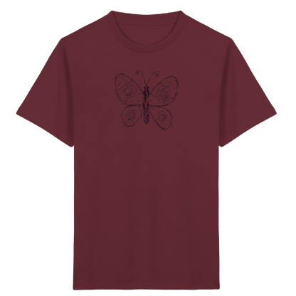 Schmetterling von oben - Kinder Bio T-Shirt