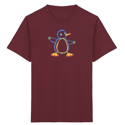 Farbpunkt Pinguin Kinder Shirt - Kinder Bio T-Shirt