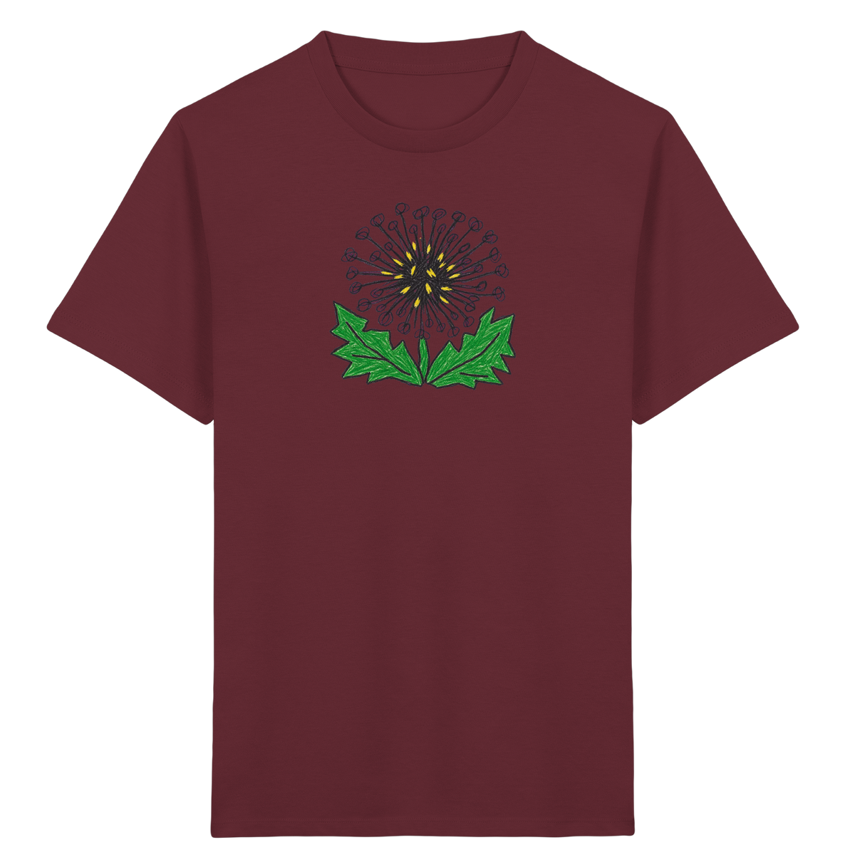 Kritzel Löwenzahn Kinder Shirt - Kinder Bio T-Shirt