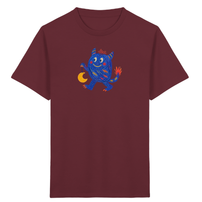 Mondlaterne Monster Kinder T-Shirt - Kinder Bio T-Shirt Vorderseite