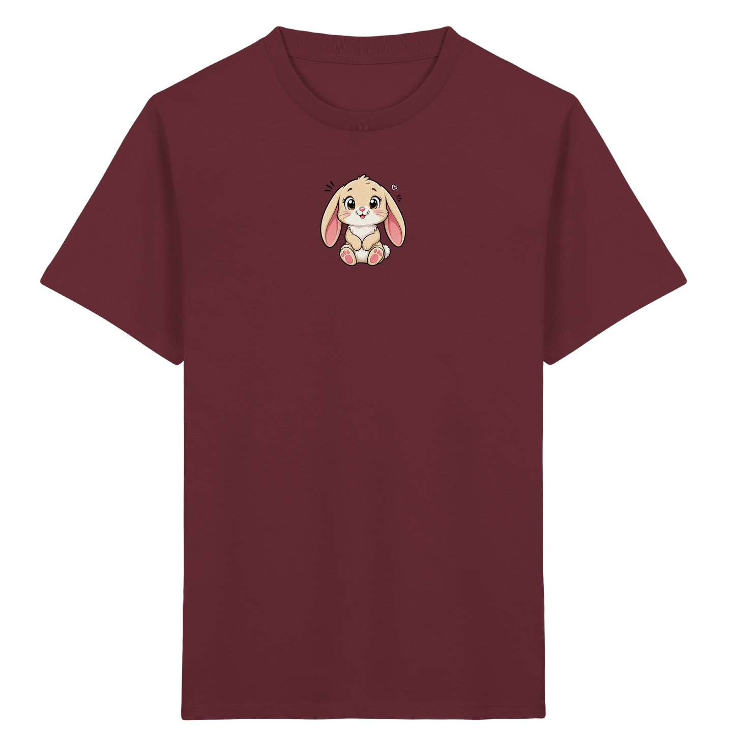 Niedliches Häschen T-Shirt: Freundliche Pfoten - Kinder Bio T-Shirt Vorderseite
