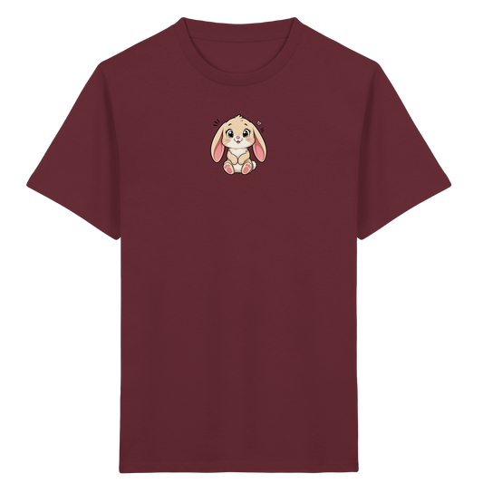 Niedliches Häschen T-Shirt: Freundliche Pfoten - Kinder Bio T-Shirt Vorderseite